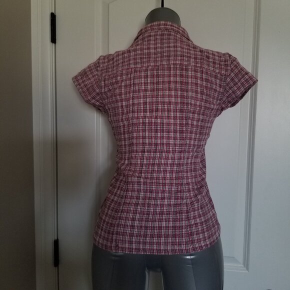 Vintage Easywear Clothing Short Sleeve Button-up Shirt - Picture 2 of 6